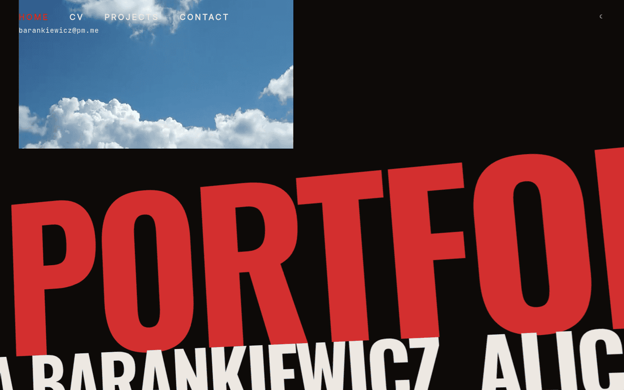 barankiewicz.dev hero screenshot